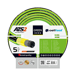 Dārza šļūtene Cellfast 15-120 GREEN ATS2™ 1/2" 50m