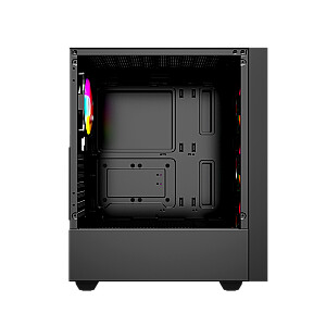 Корпус для игрового компьютера Gembird Fornax 4000 ARGB ATX, Midi Tower, подсветка, Черный