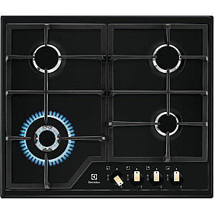 Electrolux EGS6436RK melna plīts