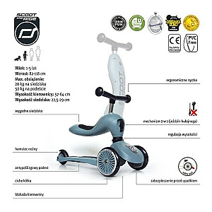 Scoot & Ride Highwaykick 1 2w1 Steel 96271