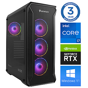 INTOP i7-11700F 16GB 250SSD M.2 NVME+2TB RTX4070 12GB WIN11Pro