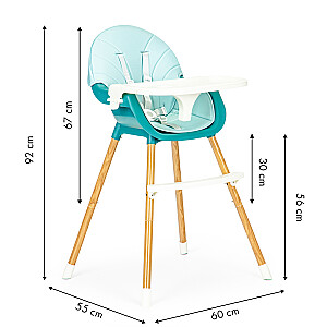 Стульчик для кормления 2в1 ECOTOYS