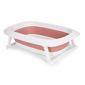 Детская ванночка розовая складная ванночка со сливом - Fudge
