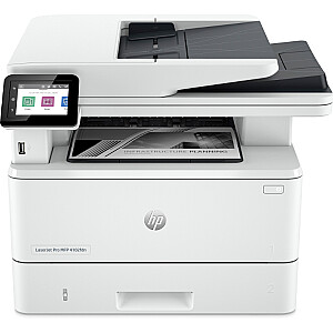HP LaserJet Pro MFP 4102fdn AIO All-in-One Printer - A4 Mono Laser, Print/Copy/Scan, Automatic Document Feeder, Auto-Duplex, LAN, Fax 40ppm, 750-4000 pages per month