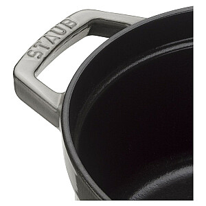 Кастрюля Staub 40509-312-0 5,25 л Круглая Графит, Серый