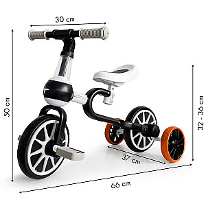 4in1 krosa velosipēds Pedāļi Sānu riteņi