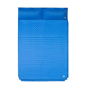 NILS CAMP NC4060 двухместный надувной коврик с подушкой Синий
