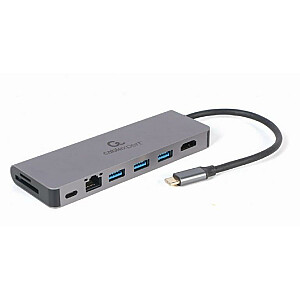 АДАПТЕР ВВОДА-ВЫВОДА USB-C НА HDMI/USB3/5IN1 A-CM-COMBO5-05 GEMBIRD
