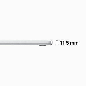 Ноутбук Ноутбук Apple MacBook Air M2 38,9 см (15,3") Apple M 8 ГБ 512 ГБ SSD Wi-Fi 6 (802.11ax) macOS Ventura Silver