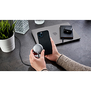 Maciņš telefonam Epico Hybrid Carbon Magnetic, iPhone 14 Pro Max, MagSafe - Case, Black
