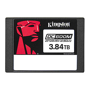 Kingston Technology DC600M 2,5 collu 3840 GB Serial ATA III 3D TLC NAND