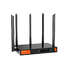 Tenda W30E AX3000 Gigabit Ethernet bezvadu maršrutētājs divjoslu (2,4 GHz / 5 GHz) melns