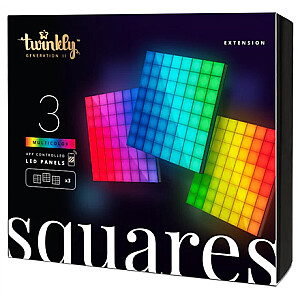 Twinkly Squares Smart LED Panels Expansion pack (3 panels)