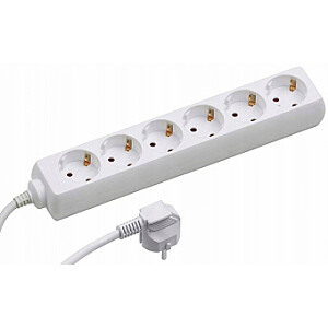 Pagarinātājs Belight Extension Cord with 6 sockets Earthed 5m