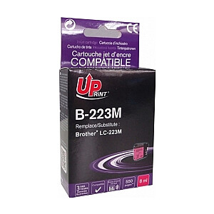 Чернильный картридж UPrint Brother B-223M Пурпурный