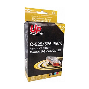 Tintes kārtridžs UPrint Canon PGI-525/CLI-526 Multipaka