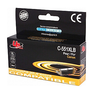 Чернильный картридж UPrint Canon CLI-551XLBK Черный