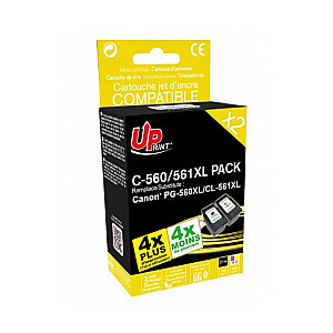 UPrint Canon Pack 560/561XL 22 мл (черный) + 18 мл (цветной) PG-560XL/CL-561XL
