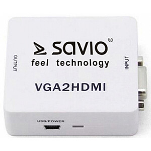 Savio VGA — преобразователь/адаптер HDMI Full HD / 1080p 60Hz