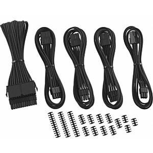 CableMod 8+6 Series Classic ModMesh Sleeved Cable Extension Kit Black