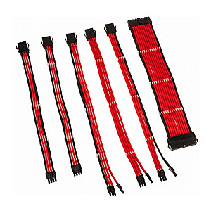 PSU Kabeļu Pagarinātāji Kolink Core 6 Cables Red