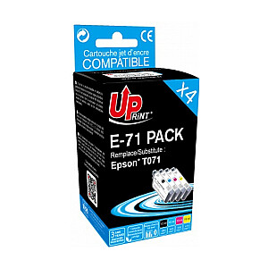 UPrint E-71 BK/ C/ M/ Y 4 шт. в упаковке