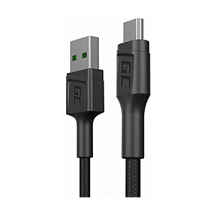Green Cell GC PowerStream Ultra Charge Быстрая зарядка USB-A Male - Micro USB Male 30см