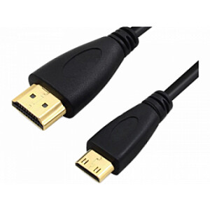 Kabelis Brackton HDMI Male - mini HDMI Male 1.5m Black