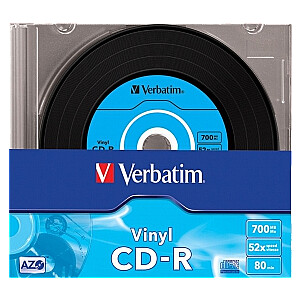 VERBATIM CD-R 80min 700MB 52x10p slim