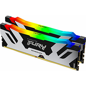 Atmiņa Kingston Fury Renegade RGB DDR5 32GB 6000MHz CL32 (KF560C32RSAK2-32)