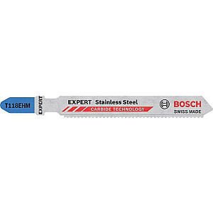 Bosch Bosch Expert karbīda asmeņi finierzāģim T 118 EHM 'Nerūsējošais tērauds', 3 gab.