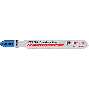 Bosch Bosch Expert karbīda asmeņi finierzāģim T 118 AHM 'Nerūsējošais tērauds', 3 gab.