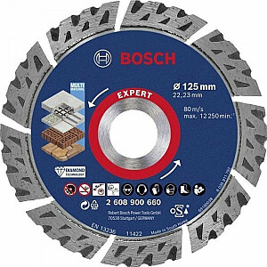 Bosch Bosch Powertools Expert dimanta griešanas disks MultiMaterial, 125 mm - 2608900660 EXPERT RANGE