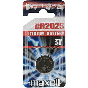 Maxell CR2025 akumulators 1 gab.