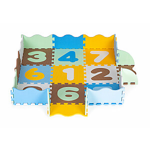 Manēžas puzles bloks ar putuplasta paklājiņu bērniem