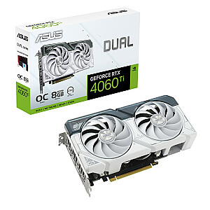 ASUS Dual -RTX4060TI-O8G-White NVIDIA GeForce RTX4060Ti 8GG GDDR6