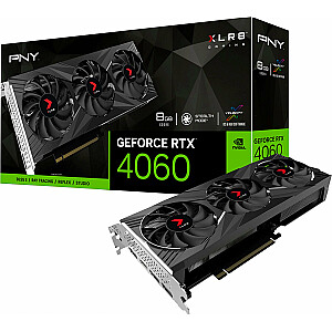 Видеокарта PNY GeForce RTX 4060 XLR8 Gaming Verto Epic-X RGB GDDR6 8 ГБ (VCG40608TFXXPB1)