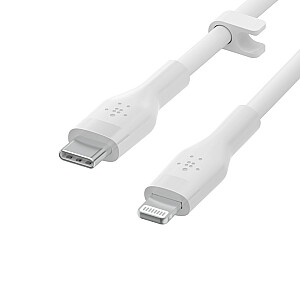 Belkin Cbl Silicone USB-C LTG 3M blc USB-кабель USB C USB C/Lightning White