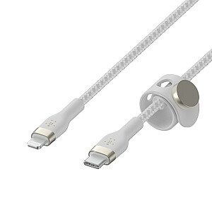 Belkin CAA011BT1MWH USB kabelis 1 m USB C USB C/Lightning White