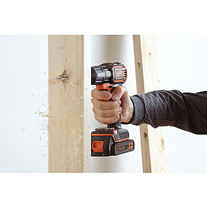 Black & Decker ASD18K Keyless melns, oranžs