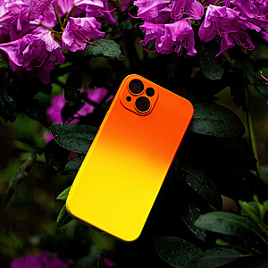 Fusion Neogradient 1 case silikona aizsargapvalks Apple iPhone 13 oranžs dzeltens