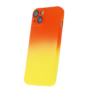 Fusion Neogradient 1 case silikona aizsargapvalks Samsung A145 Galaxy A14 4G | 5G oranžs dzeltens