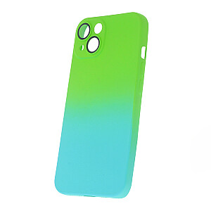 Fusion Neogradient case 3 силиконовый чехол для Apple iPhone 11 зеленый голубой