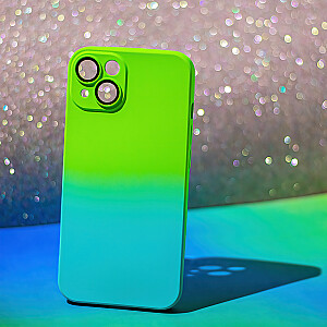 Fusion Neogradient 3 case silikona aizsargapvalks Apple iPhone 12 zaļš zils