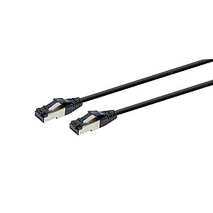 Сетевой кабель Gembird PP8-LSZHCU-BK-3M Черный Cat8 S/FTP (S-STP)