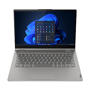 Portatīvais dators Lenovo ThinkBook 14s Yoga (Gen 3) Grey, 14 ", IPS, Touchscreen, FHD, 1920x1080, Anti-glare, Intel Core i5, i5-1335U, 16 GB, DDR4-3200, SSD 256 GB, Intel Iris Xe Graphics, No Optical drive, Windows 11 Pro, 802.11ax, Bluetooth version 5.1, Keyboard la