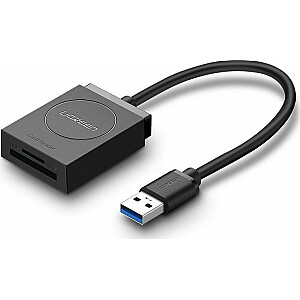 Ugreen USB adapteris UGREEN USB SD adapteris, microSD karšu lasītājs (melns)