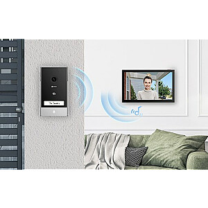 Видеодомофон EZVIZ HP7 17,8 см (7") Черный, Серебристый