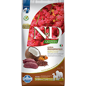FARMINA N&D Quinoa Dog Skin&Coat Venison&Coconut Adult Medium&Maxi - сухой корм для собак - 7 кг