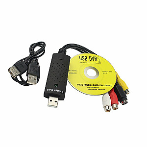 RoGer USB Карта захвата для сигнала AV / RCA / S-Video / NTSC, PAL